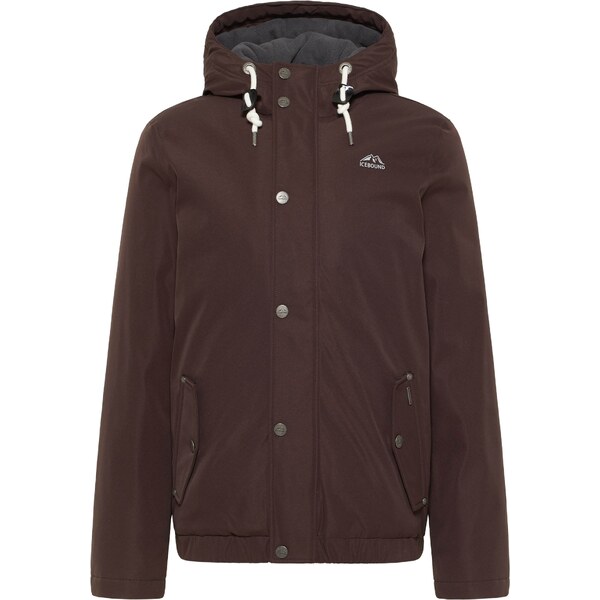 ICEBOUND Funkčná bunda tmavohnedá / svetlosivá / tmavosivá 63142856