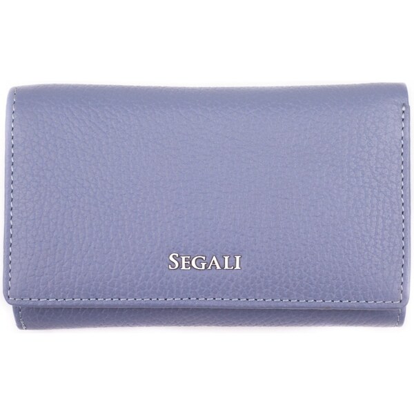 SEGALI Dámska kožená peňaženka 7074 B lavender 66592424