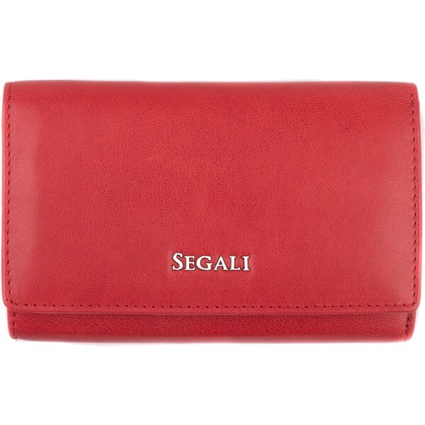 SEGALI Dámska kožená peňaženka 7074 S red 66595055