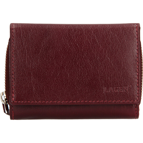 Dámska kožená peňaženka LAGEN 19065 VÍNOVÁ - W.RED 36122534