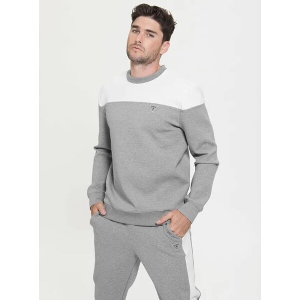 Pánska mikina Z2BQ01KBCK2 CGYH sivá/ecru - Guess 36124623