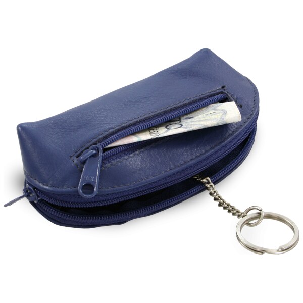Arwel Modrá kožená dvojzipsová kľúčenka 619-0367-97 36559719