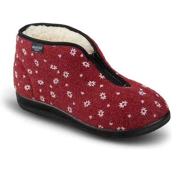 Mjartan Dámske celé uzavreté zateplené papuče s zipsom- TX45 49710325