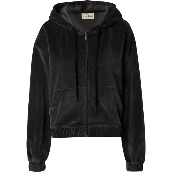 A LOT LESS Tepláková bunda Cassia tmavosivá 65897176