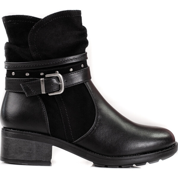 Goodin Dámske čižmy s ozdobným pásikom GD-HF280B 36135357