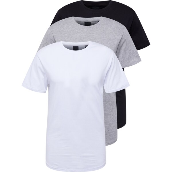 Only & Sons Tričko MATT sivá melírovaná / čierna / biela 36207073