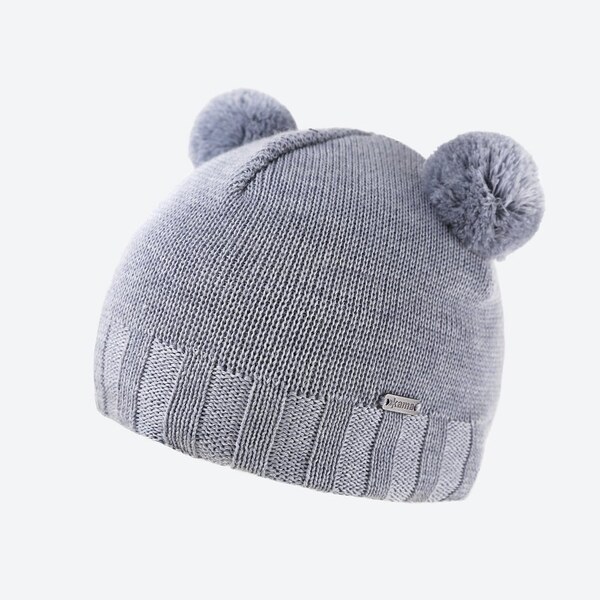 Detská pletená Merino čiapka Kama B91 109 Šedá 46771645