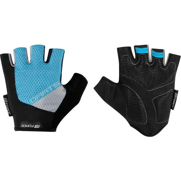 Force rukavice darts gél, bez zapínania, modro-šedé 36376457