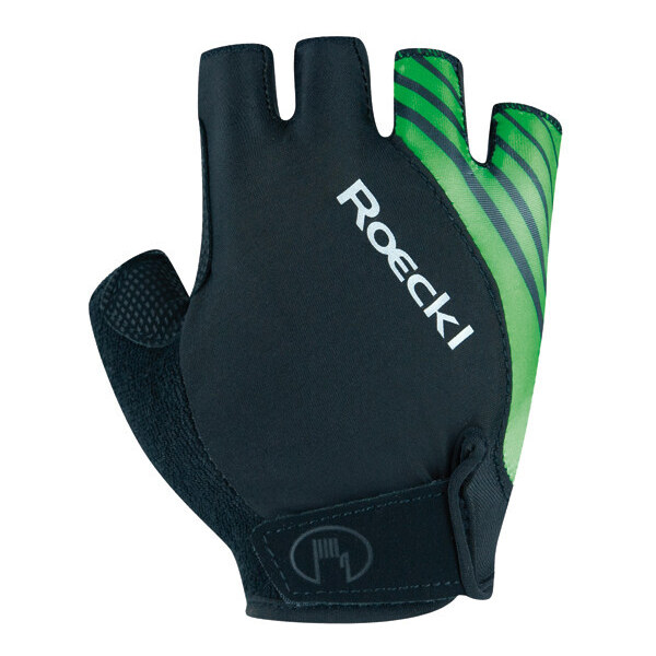 ROECKL Cyklistické rukavice Naturns čierno-zelené 66840353
