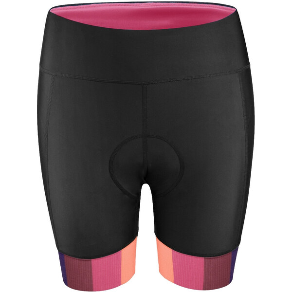 FORCE kraťasy victory dámske do pásu s vložkou, čierno-ružové 36059394