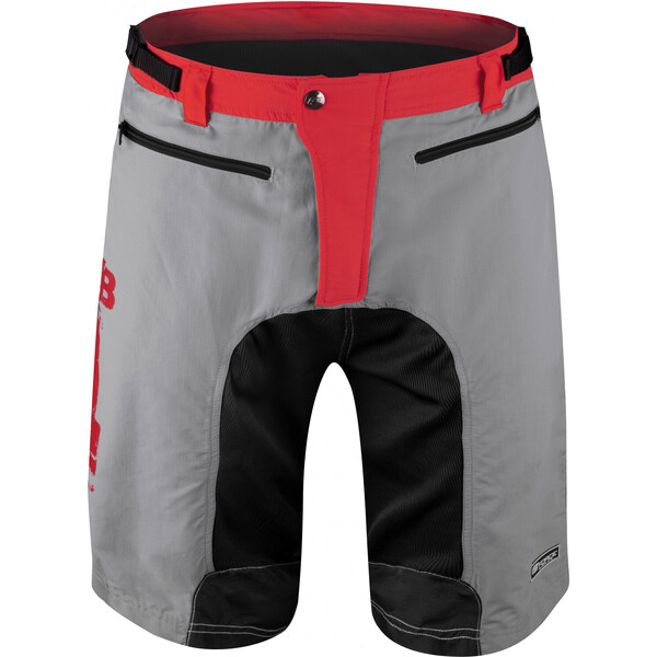 FORCE nohavice MTB-11 s odnímateľnou vložkou, sivé 36376483