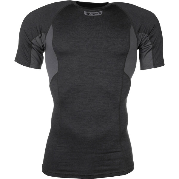 Force tričko funkčné breeze krátky rukáv, šedé 36059498