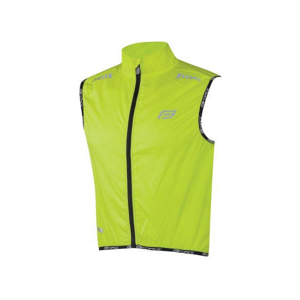 FORCE V48 cyklistická vesta, neprefúkavá, fluo 36059610