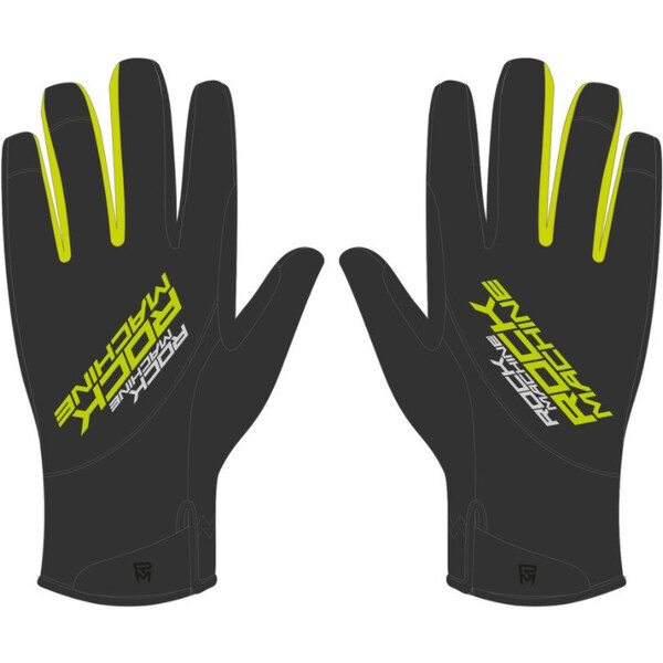 ROCK MACHINE rukavice WINTER RACE dlhoprsté čierno-zelené 36059693