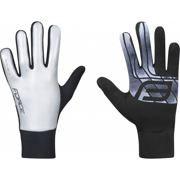 FORCE rukavice REFLECT, celoreflexné 36059687