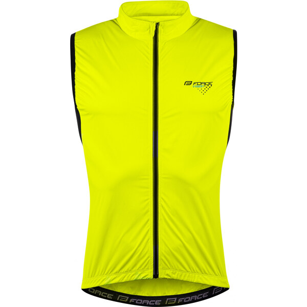 FORCE VISION cyklistická vesta, neprefúkavá, fluo 36059618