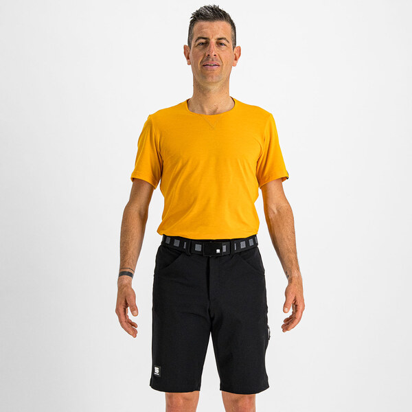 Sportful XPLORE kraťasy čierne/žlté 58444687