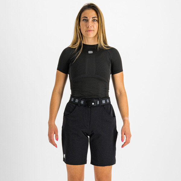 Sportful XPLORE dámske kraťasy čierne/žlté 58444680