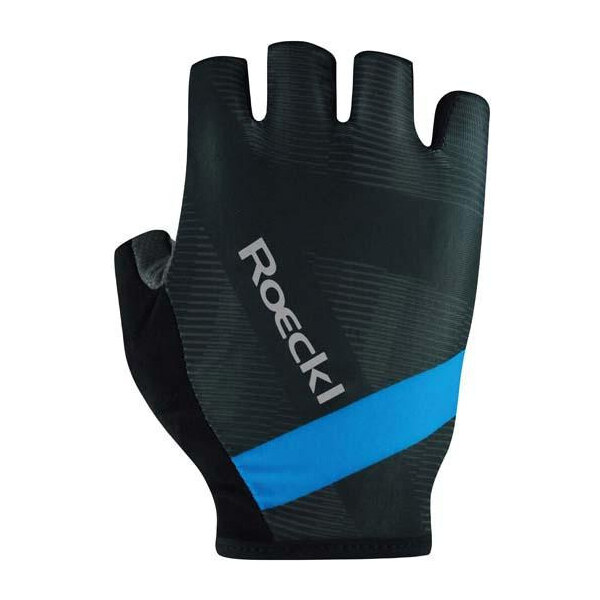 ROECKL Rukavice cyklistické Busano čierno šedá/modrá (black shadow - 36061662