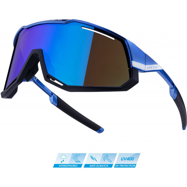 FORCE okuliare ATTIC fialovo-modré, modré zrkadlové sklá 60928420