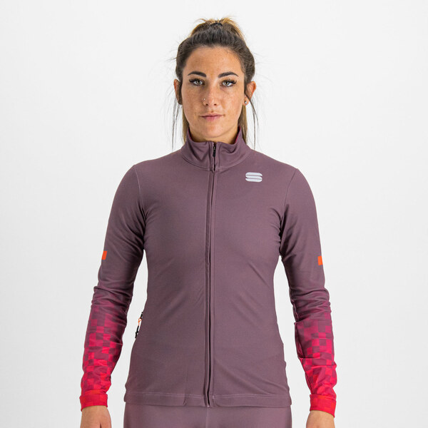 Sportful SQUADRA DÁMSKY dres staroružový/malinový 58444506