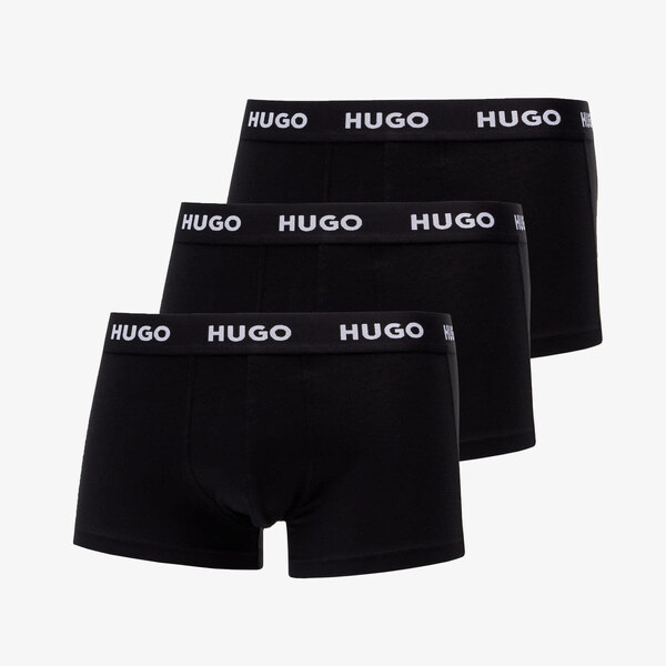 Trenírky Hugo Boss Logo-Waistband Trunks 3-Pack Black L 36241194