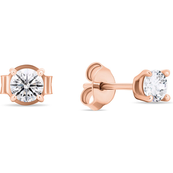 Brilio Silver Bronzové kôstkové náušnice s čírymi zirkónmi EA580/1/2/3 66582615