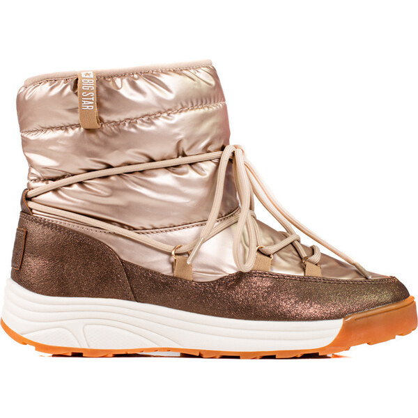 Nízke zlaté snehule BIG STAR KK274276GO 36250779