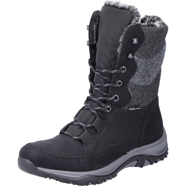 Rieker Snehule tmavosivá / sivá melírovaná / čierna 57692641