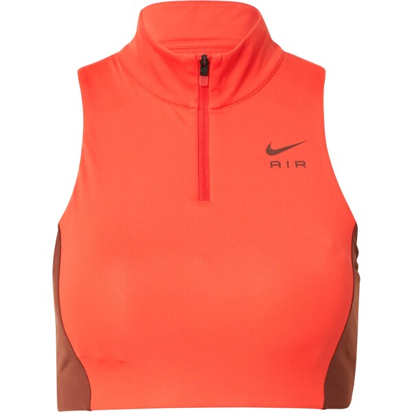 NIKE Športová podprsenka burgundská / oranžovo červená 36288336