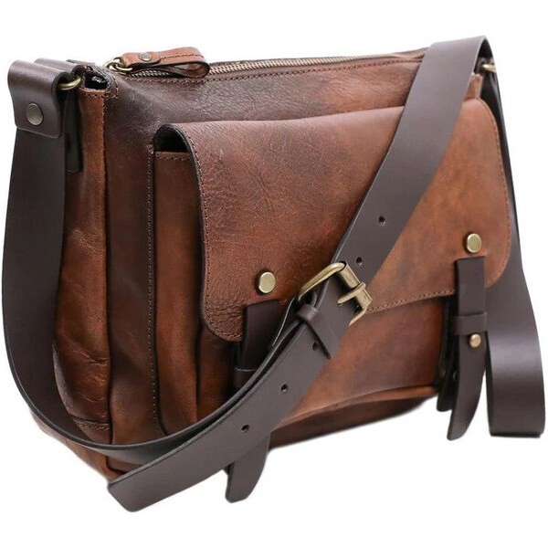 Glara Luxusná kožená crossbody 36266245