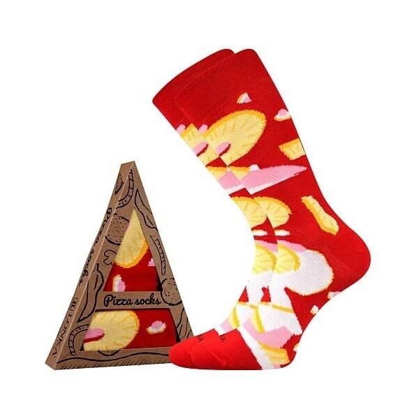 PIZZA veselé ponožky Lonka Hawaii 42-45 1 pár 36289621