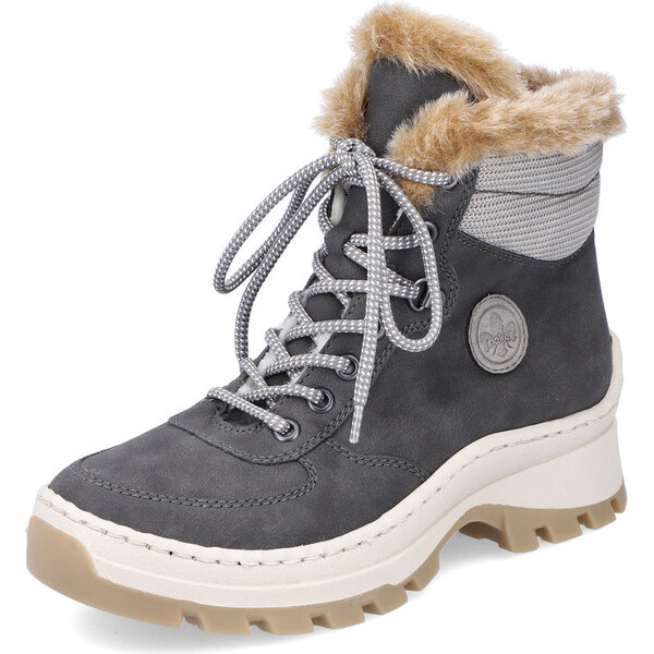 Dámska členková obuv Rieker X93335-45 šedá 36297640