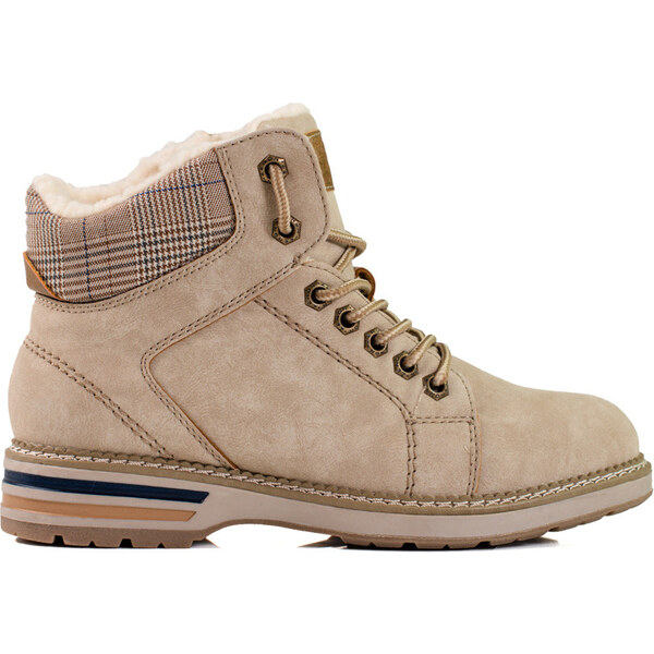 Goodin Béžové zateplené Traperky GD-TL43BE 36348386