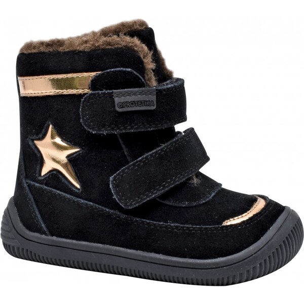 Zimné dievčenské čižmy Protetika LINET Black 46771621