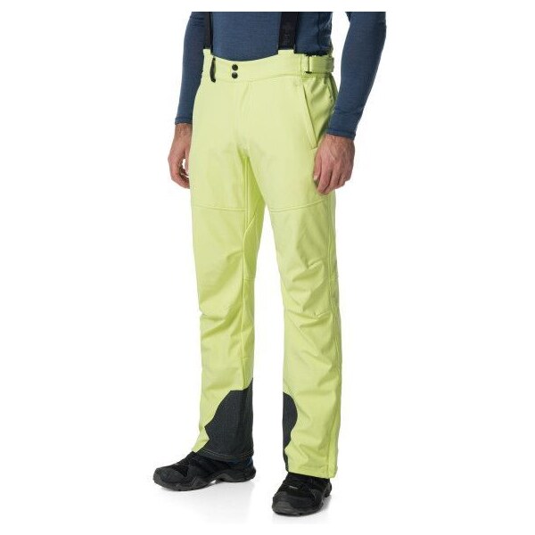 Pánske softshellové lyžiarske nohavice Kilpi RHEA-M svetlo zelená 35907800