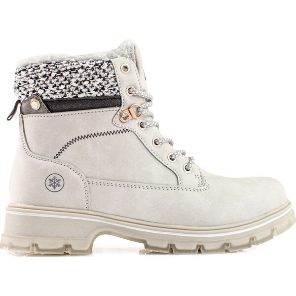 Goodin Dámske sivé traperky s kožušinou GD-CC-36ICE 36324814