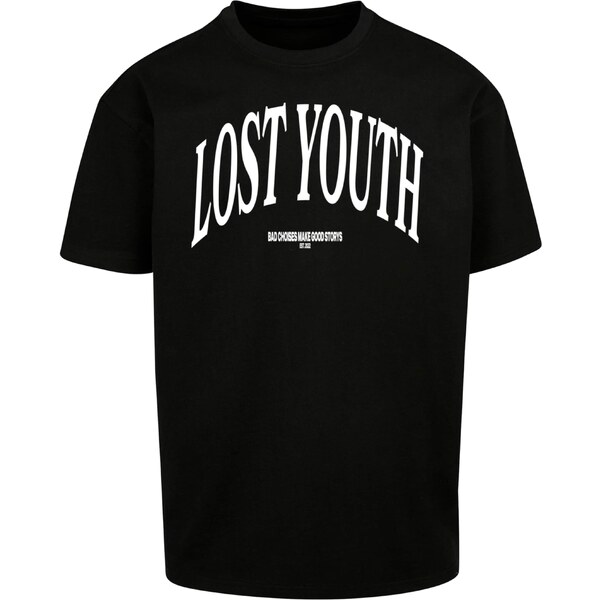 Lost Youth Tričko Classic V.1 čierna / biela 54238993