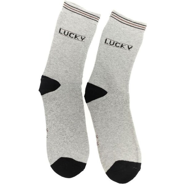 AURA.VIA Sivé ponožky LUCKY 36333574