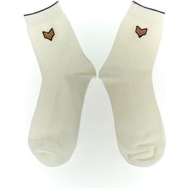 AURA.VIA Biele ponožky GING 36333612