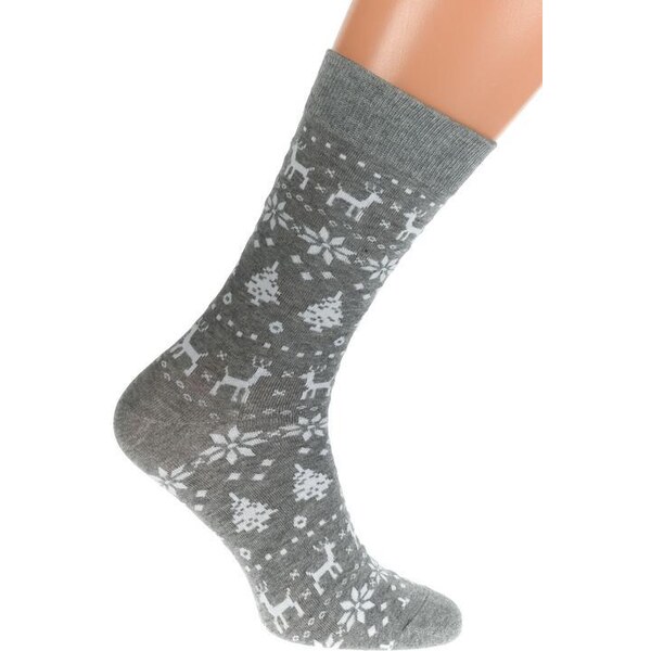 AURA.VIA Sivé ponožky VIANOCE 36333696