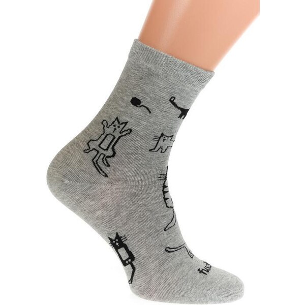 AURA.VIA Sivé ponožky FUSA 36333704