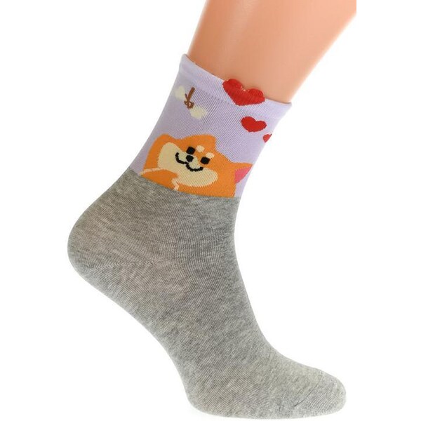 AURA.VIA Sivé ponožky CARR 36333716