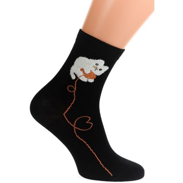 AURA.VIA Čierne ponožky HERTZ 36333725