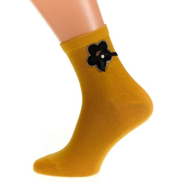 AURA.VIA Horčicové ponožky SINA 36333757