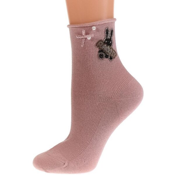 AURA.VIA Ružové ponožky DINA 36333763