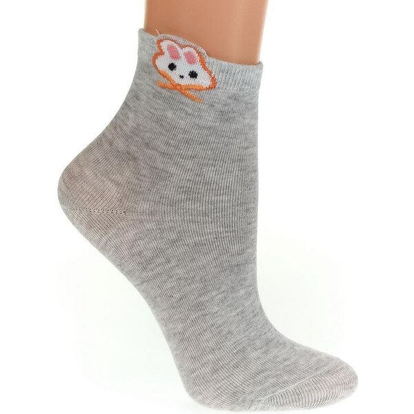 AURA.VIA Sivé ponožky GINA 36333776