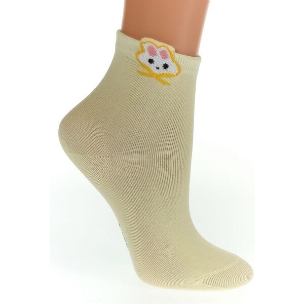 AURA.VIA Béžové ponožky GINA 36333778