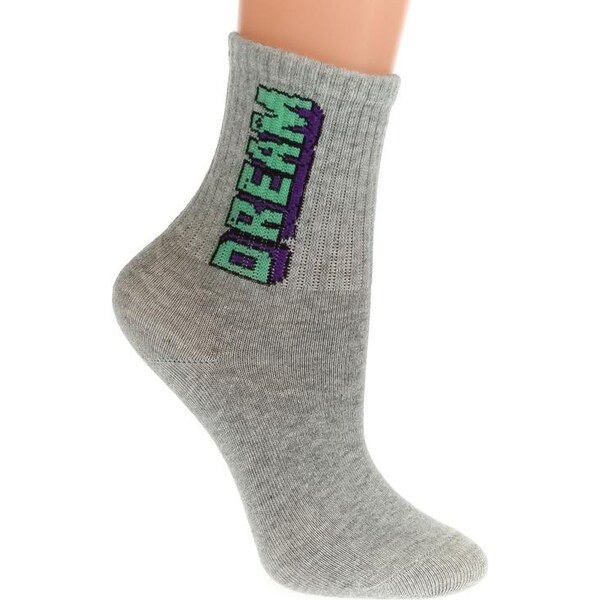 AURA.VIA Sivé ponožky DREAM 36333789