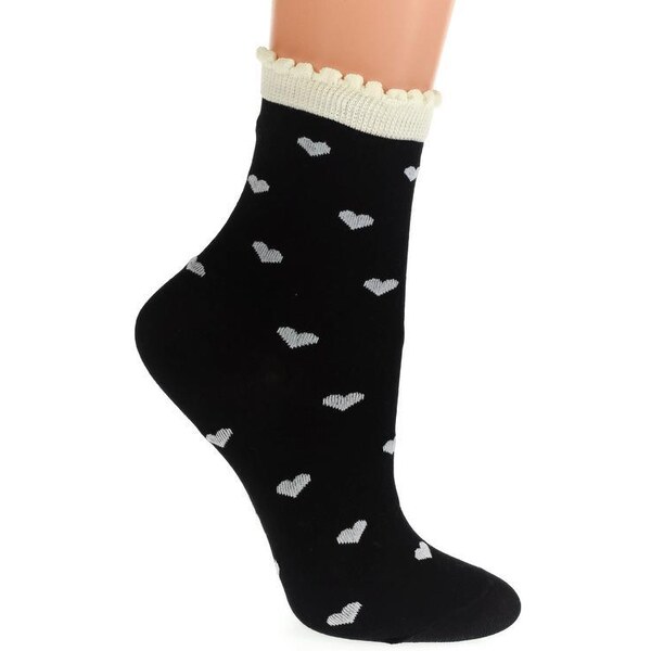 AURA.VIA Čierne ponožky FINES 36333811